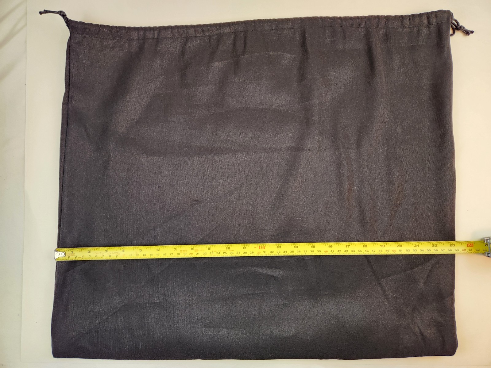 Authentic Loewe Black Dust Bag ONLY Drawstring 19×23″ Logo MADRID 1846 Storing