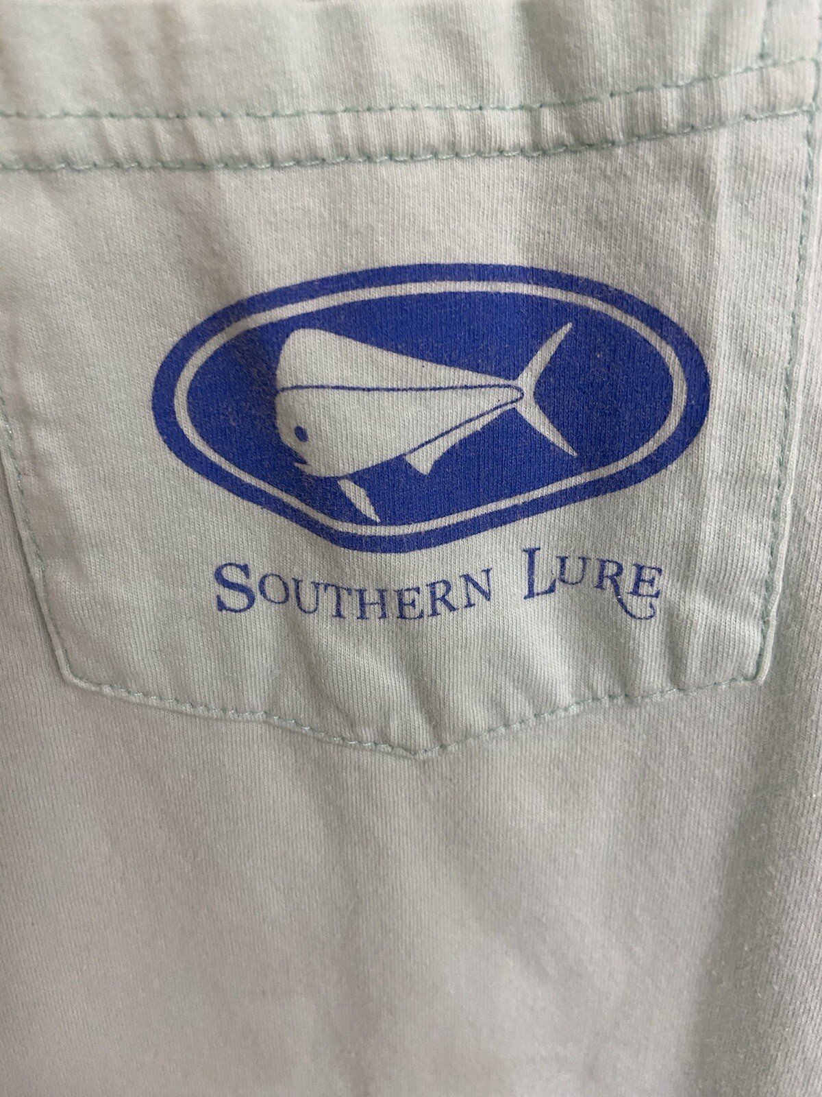 Southern Lure Medium Green Crab T-Shirt Logo Front Pocket
