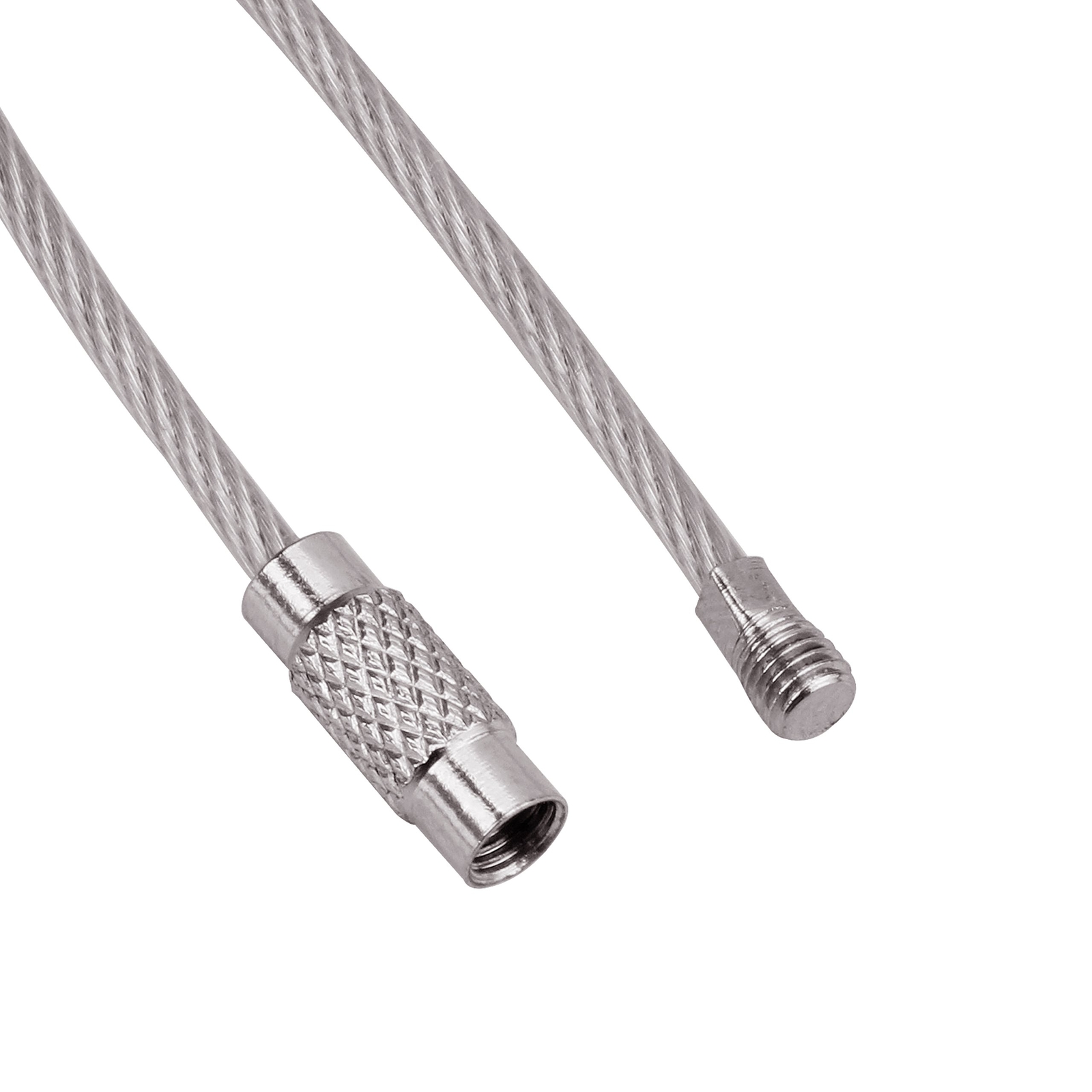 20 Pack 4.3 Inch Multicolor Stainless Steel Wire Ring Cable Loop Rings for Tags