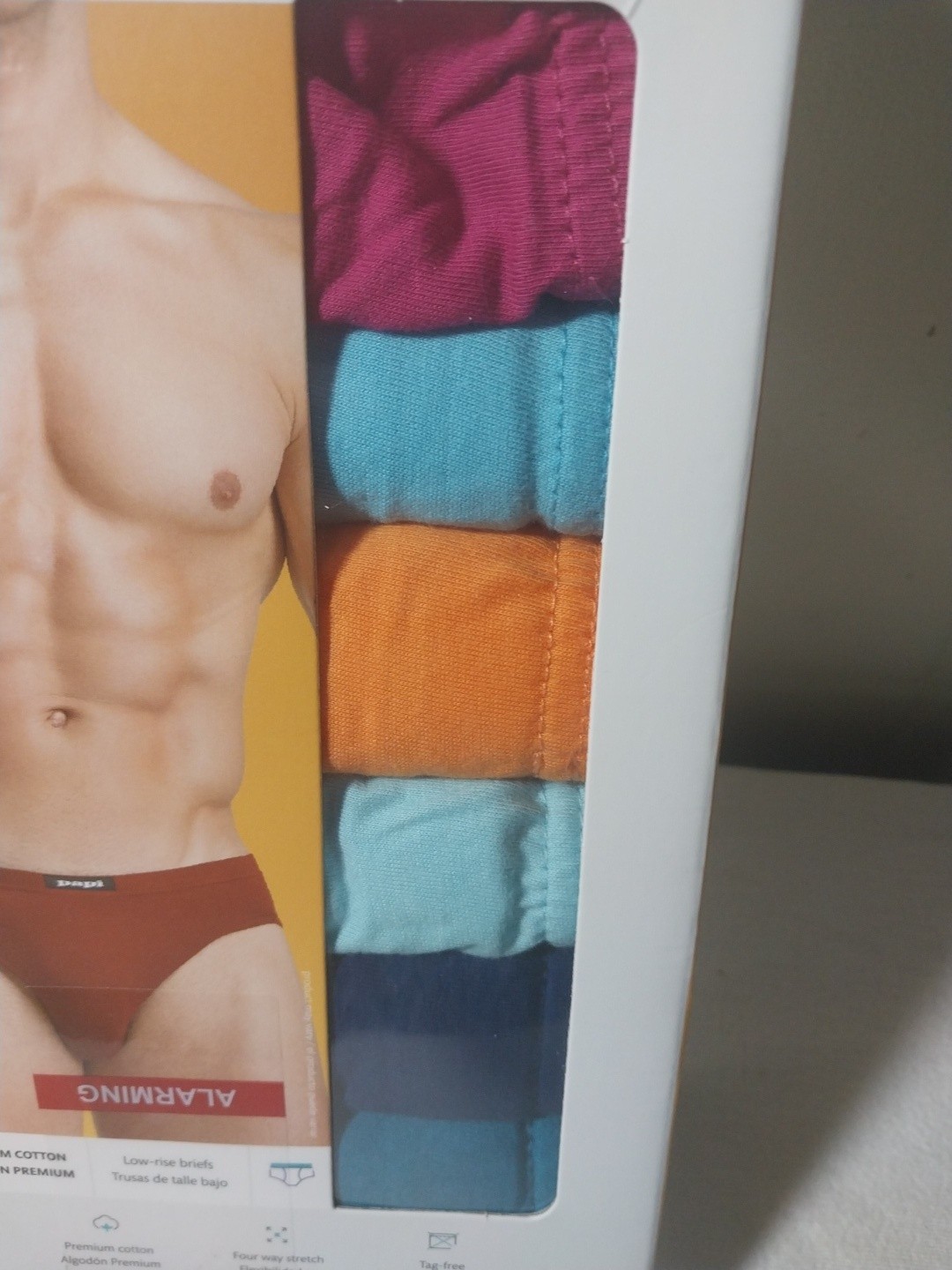 Papi Premium Cotton Low rise Briefs 6 pack Size M (32-34)
