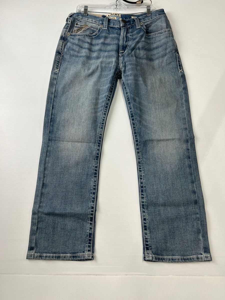 ARIAT M2 Traditional Relaxed Boot Cut Jean Men’s Size 33×30 Flynn Wash