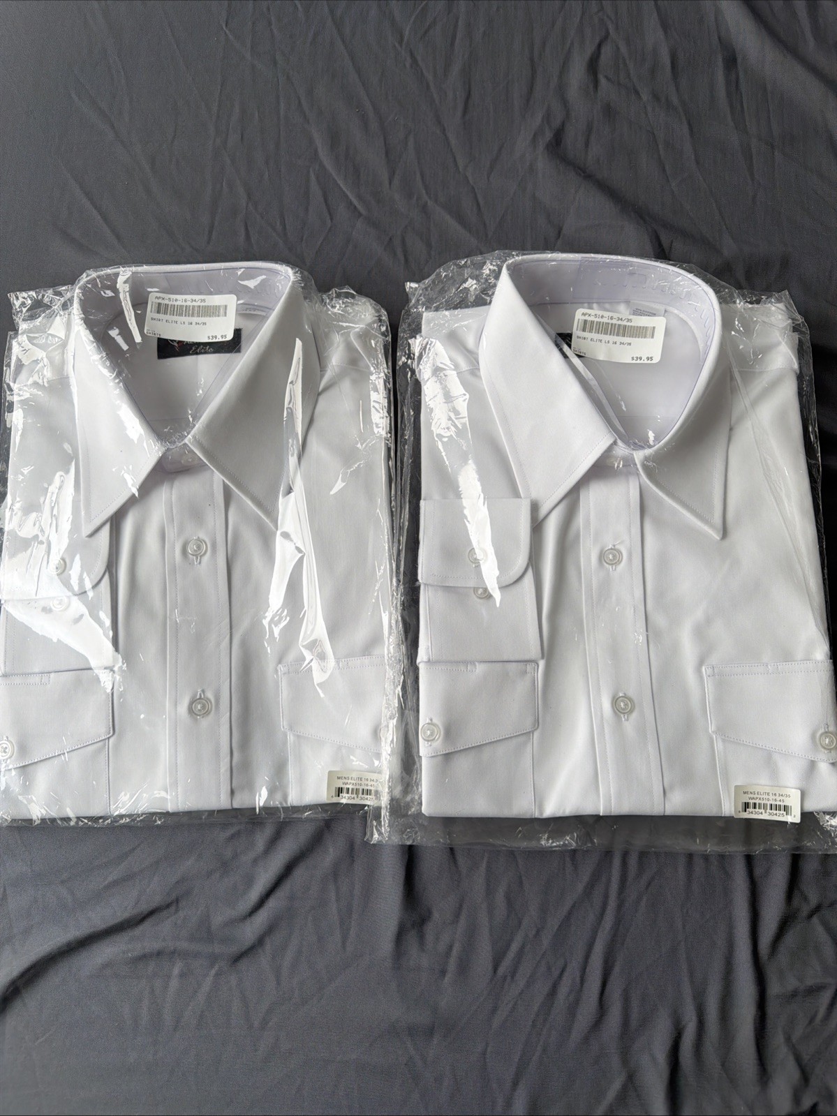 SHIRT ELITE LS 16 34/35LS Long Sleeve. 16 34/35 16 inches Sleeve length: 34–35