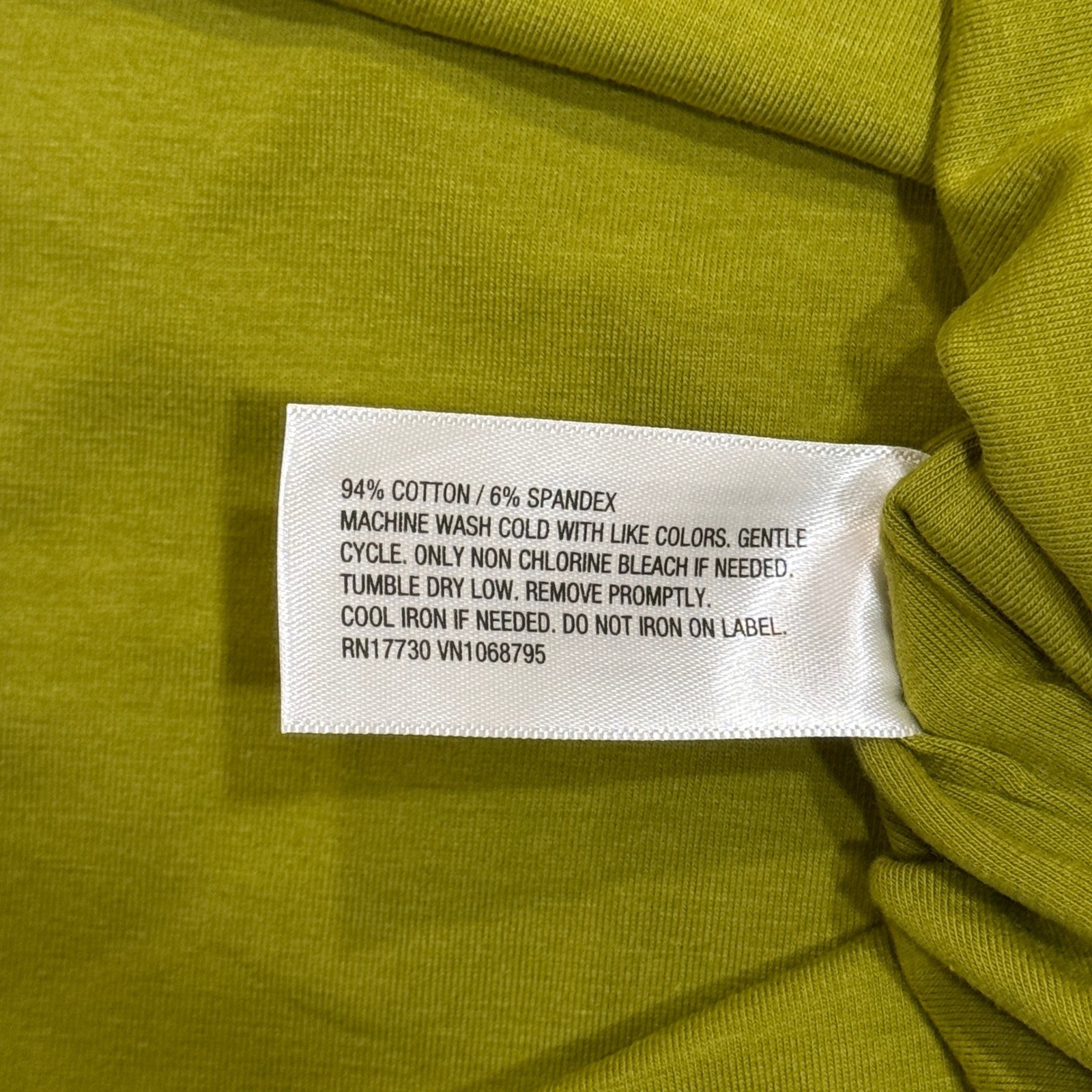 A New Day Boat Neck Cap Sleeve T-Shirt Chartreuse Green Womens Large Brand New