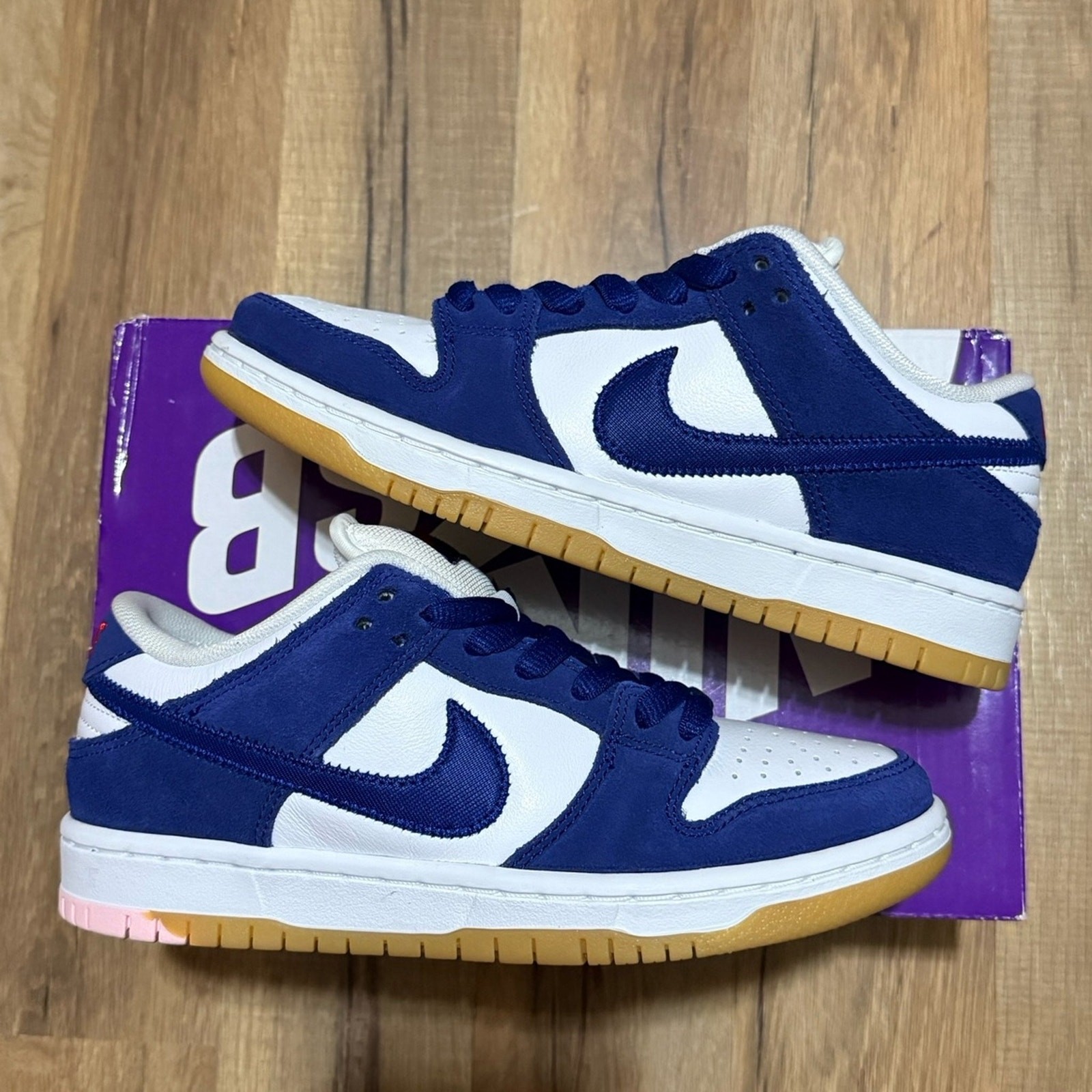 Nike SB Dunk Low Los Angeles Dodgers Deep Royal Blue DO9395-400 Size 4