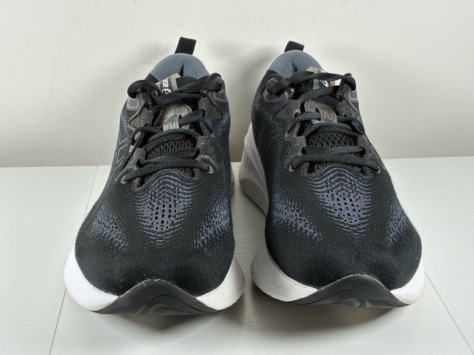 ASICS Gel-Cumulus Running Shoes Mens Size 13 Wide Black Road Trainer 1011B620