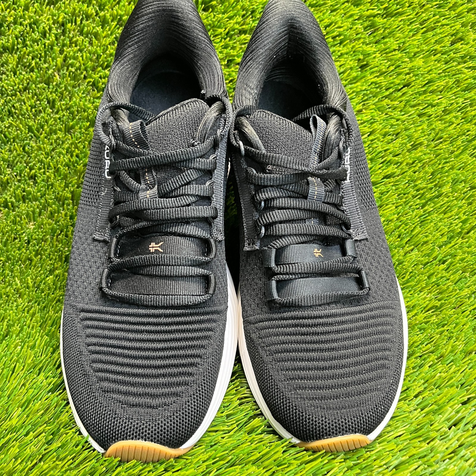 Kuru Atom 2 Womens Size 8.5D Black White Athletic Running Walking Shoes Sneakers