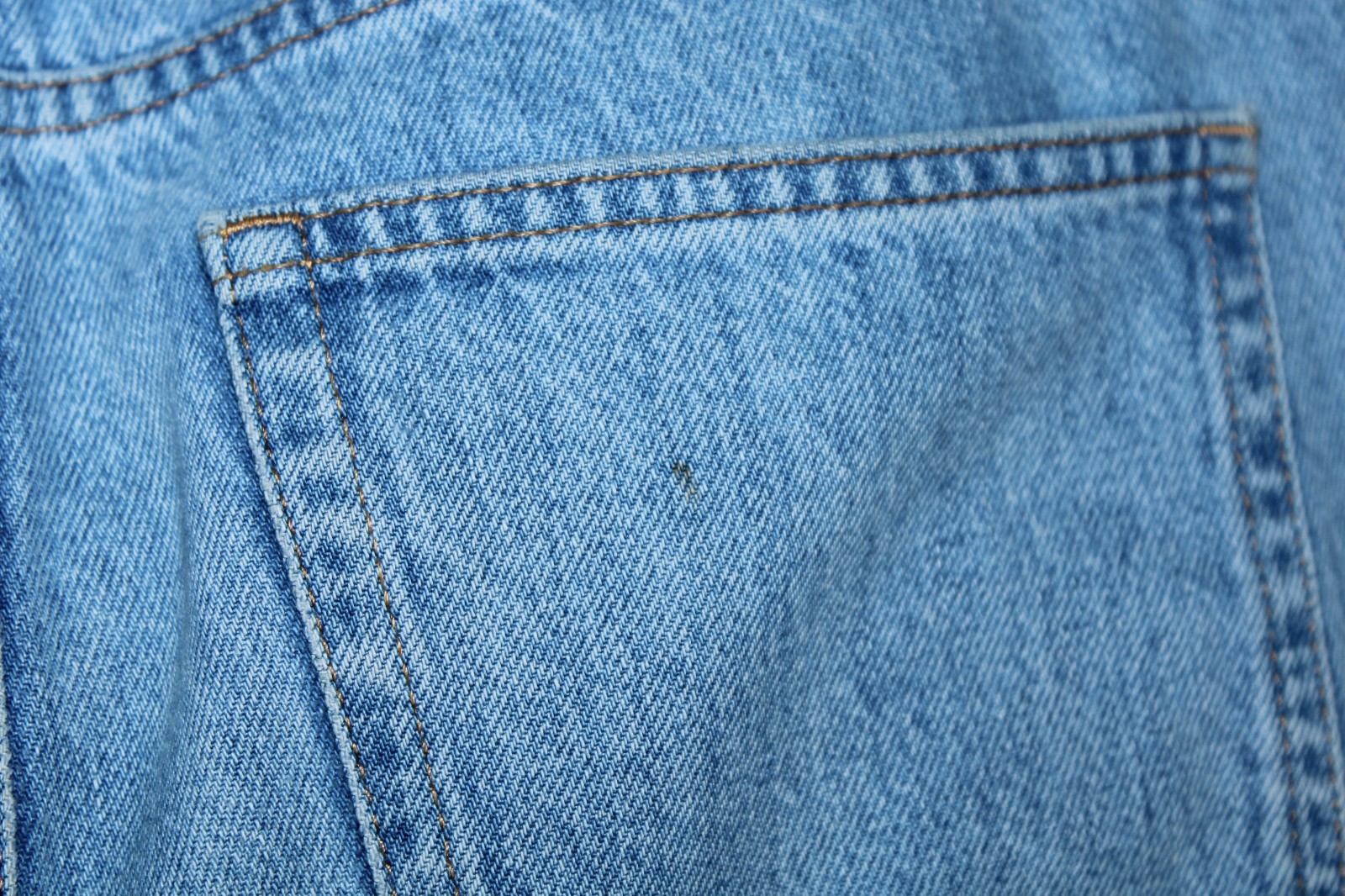 Asket Men’s 31×32 (Fits like 34) Light Blue Straight Leg The Washed Denim Jeans
