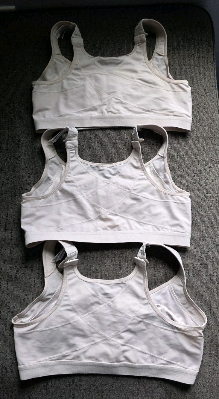 LOT Leonisa Multi Functional Back Support Posture Corrector Wireless Bra SZ 36