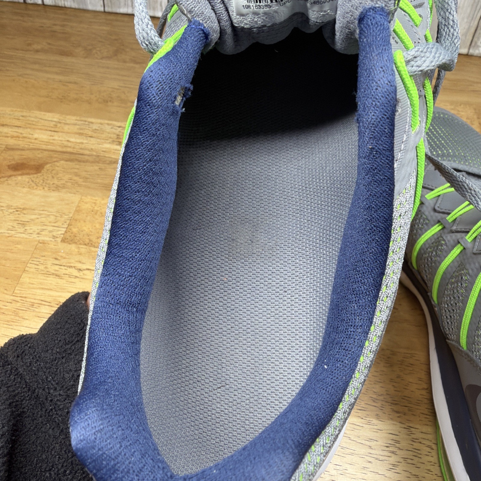 Men’s Nike Air Max Dynasty Grey/Lime Green/White Size 10