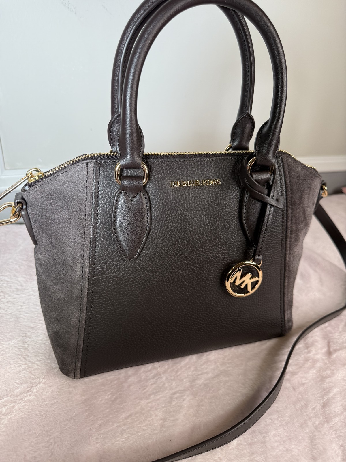 Michael Kors Sienna satchel chocolate brown