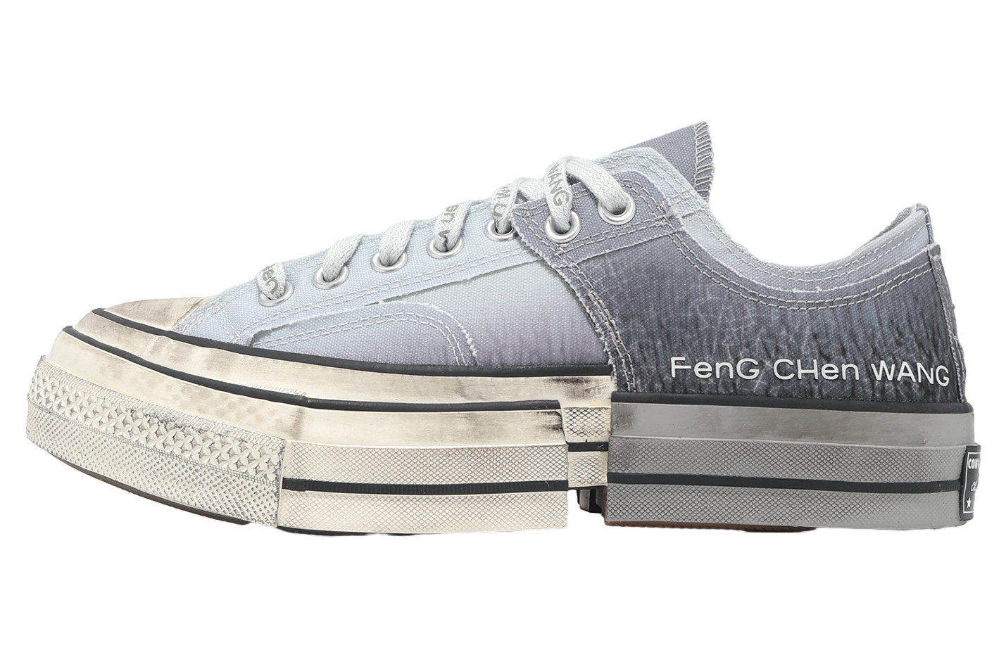 Converse x Feng Chen Wang 2-in-1 Chuck 70 Low ‘Grey’ Men’s Sneakers A15742C NEW