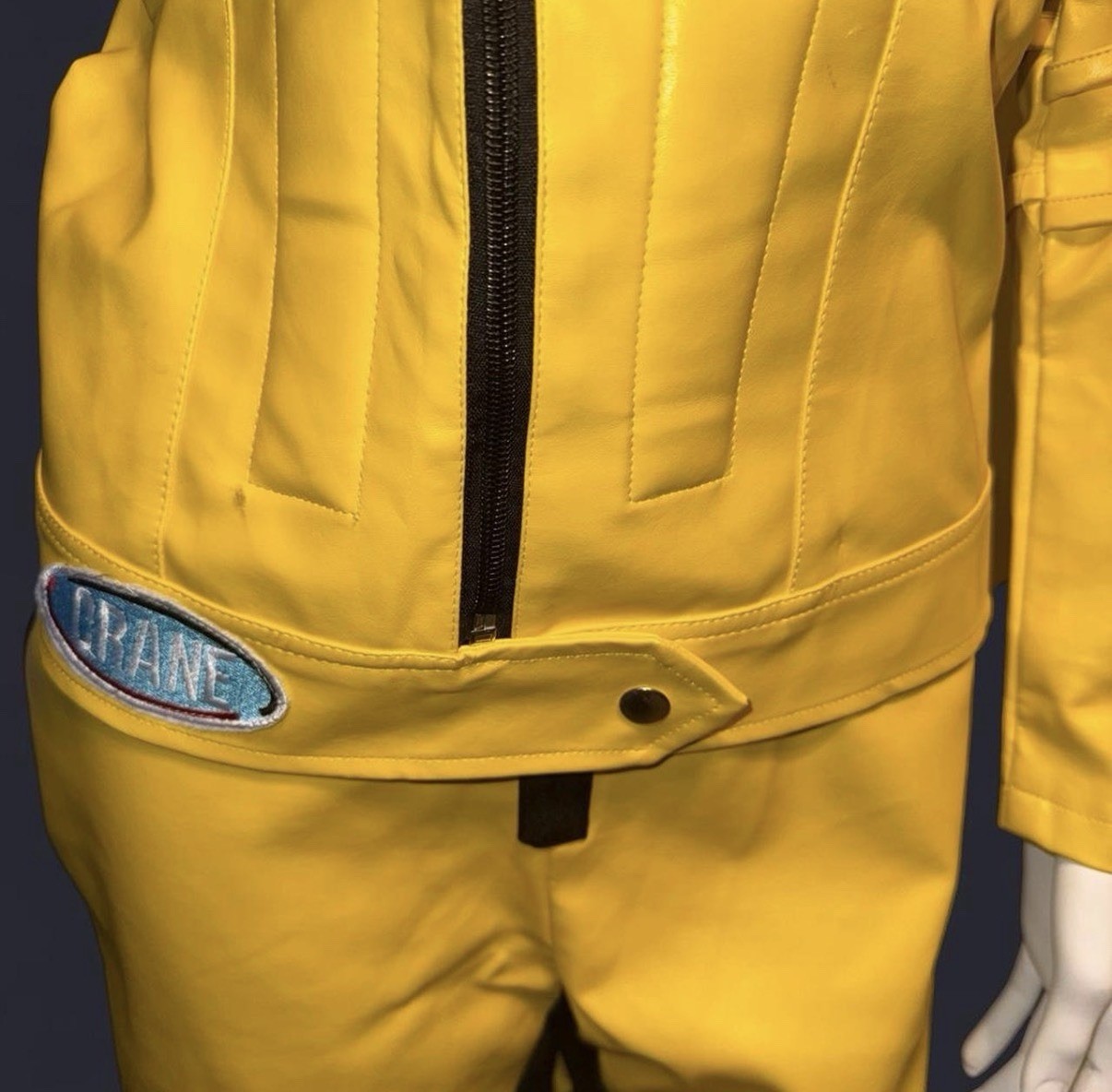 Kill Bill Uma Thurman Replica Faux Leather Jacket and Pants Cosplay Set