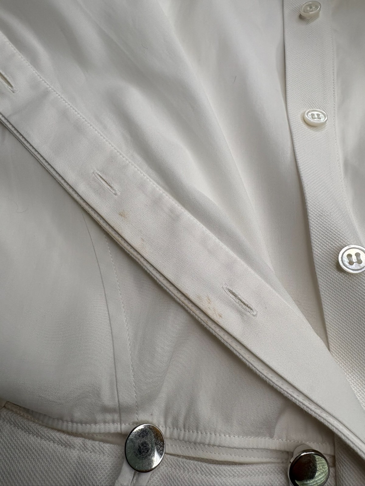 Alexander Wang Cotton Poplin Shirtdress White Size 10 Buttoned Cutout