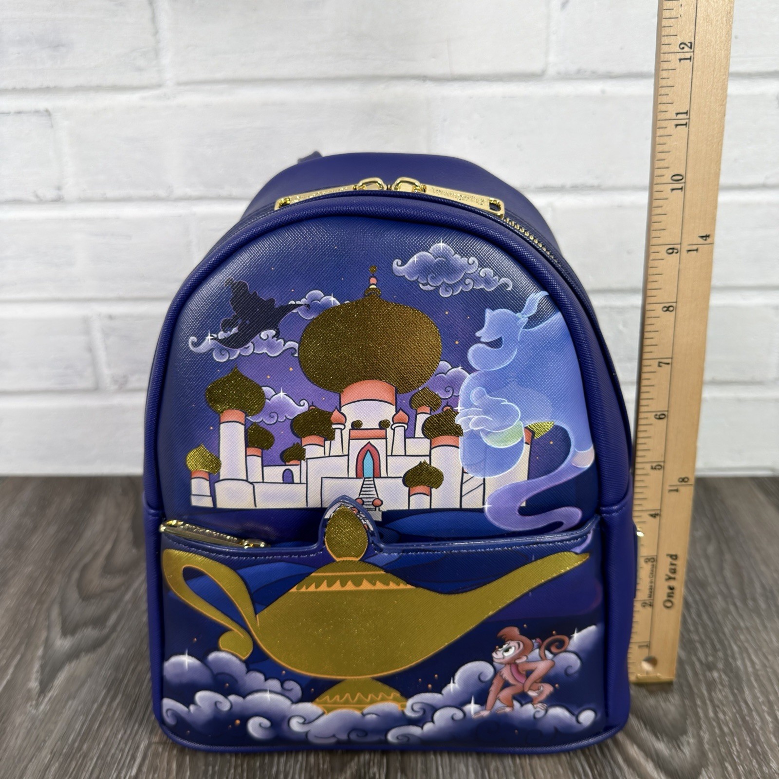 Loungefly Disney Aladdin Princess Jasmine Castle Mini Backpack Lamp 2021 NWT