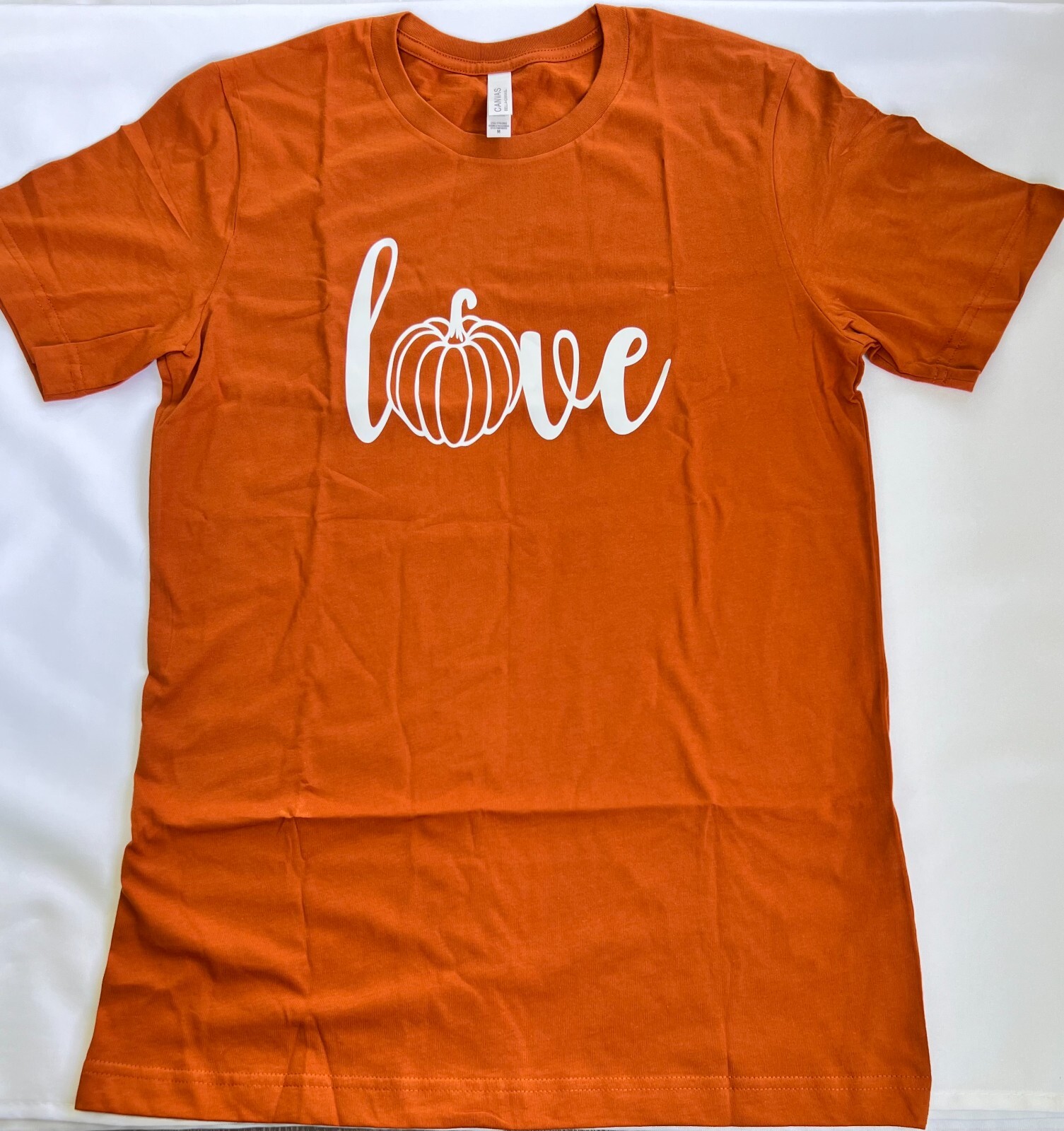 New Handmade Fall T-Shirts | Bella + Canvas & HTV | Various Fall Colors | Size M