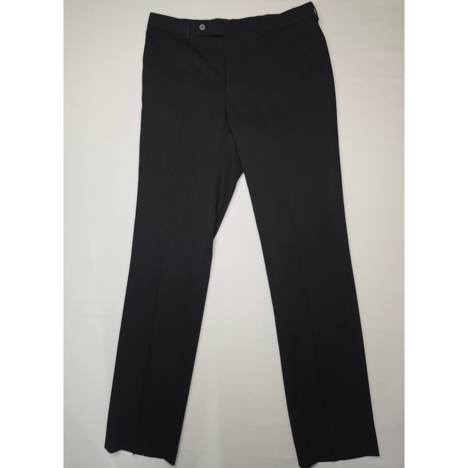 Classic Mens Dress Pants 32×32 Black Officecore Business Casual Trouser NEW