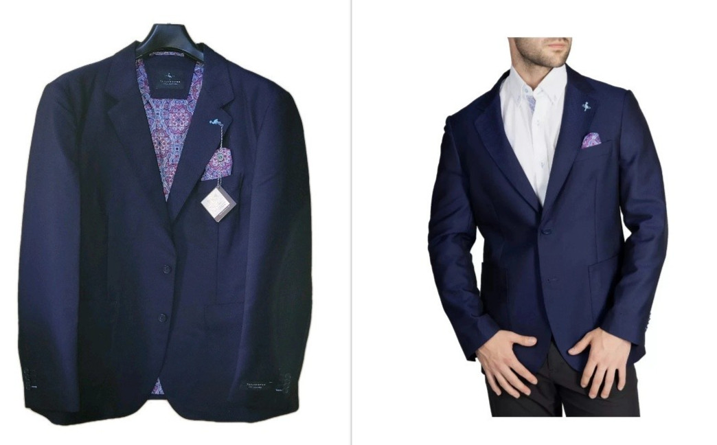 Tailorbyrd Men’s Sport Coat, Tailorbyrd Men’s Jacket, Size: 46R, Navy