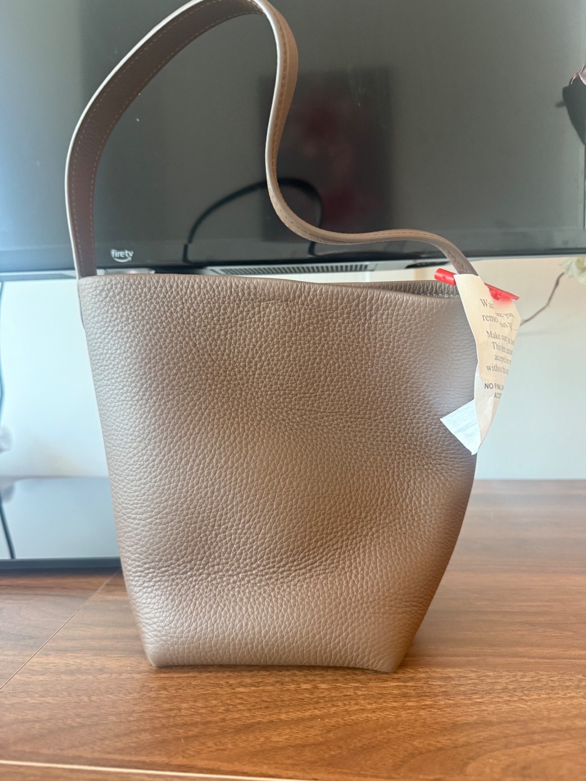 The Row Small N/S Park Leather Tote in Brown – Brand New, Never Used w/ Tag!