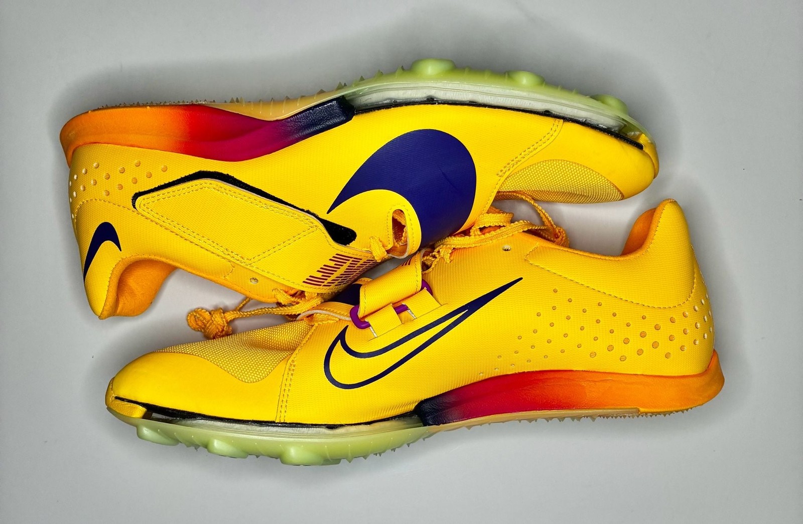 Nike Air Zoom LJ Elite Citron Pulse Track Spikes FZ9326-800
