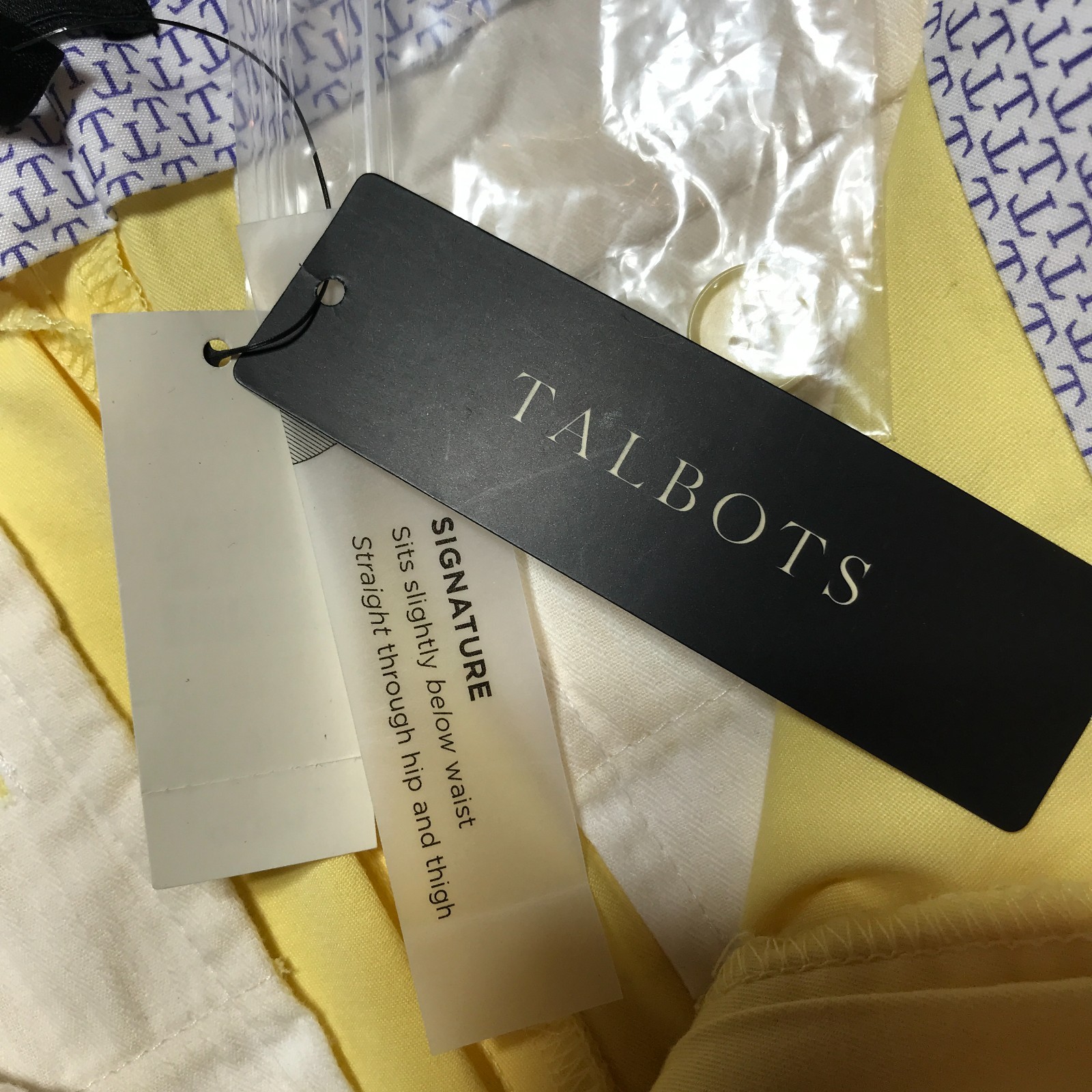Talbots Signature Ankle Pants Size 6 Sits Below Waist Straight Leg Woven Stretch