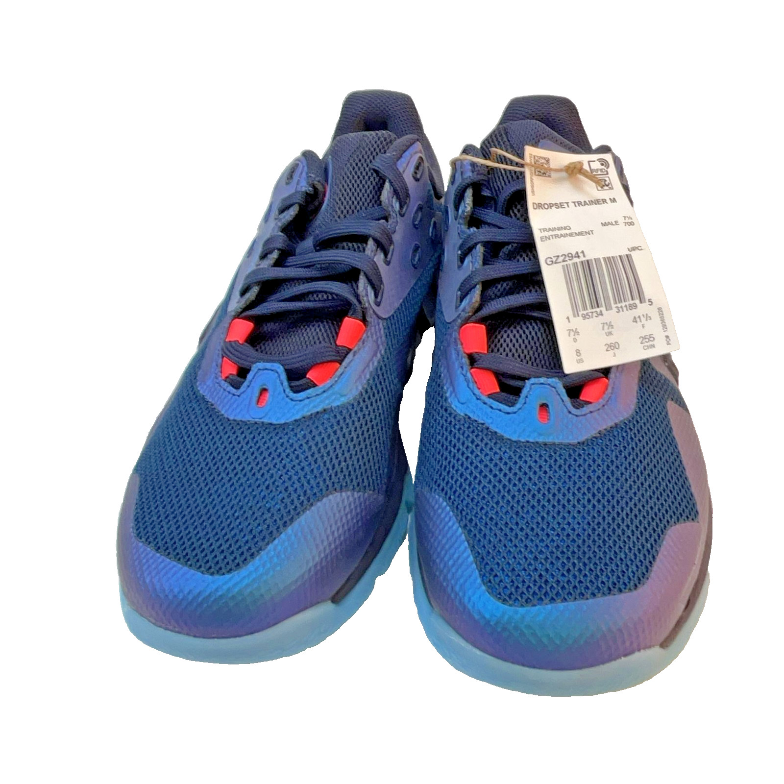 Adidas Dropset Trainer Shoes Mens Size 8 Blue Training Gym Sneakers GZ2941