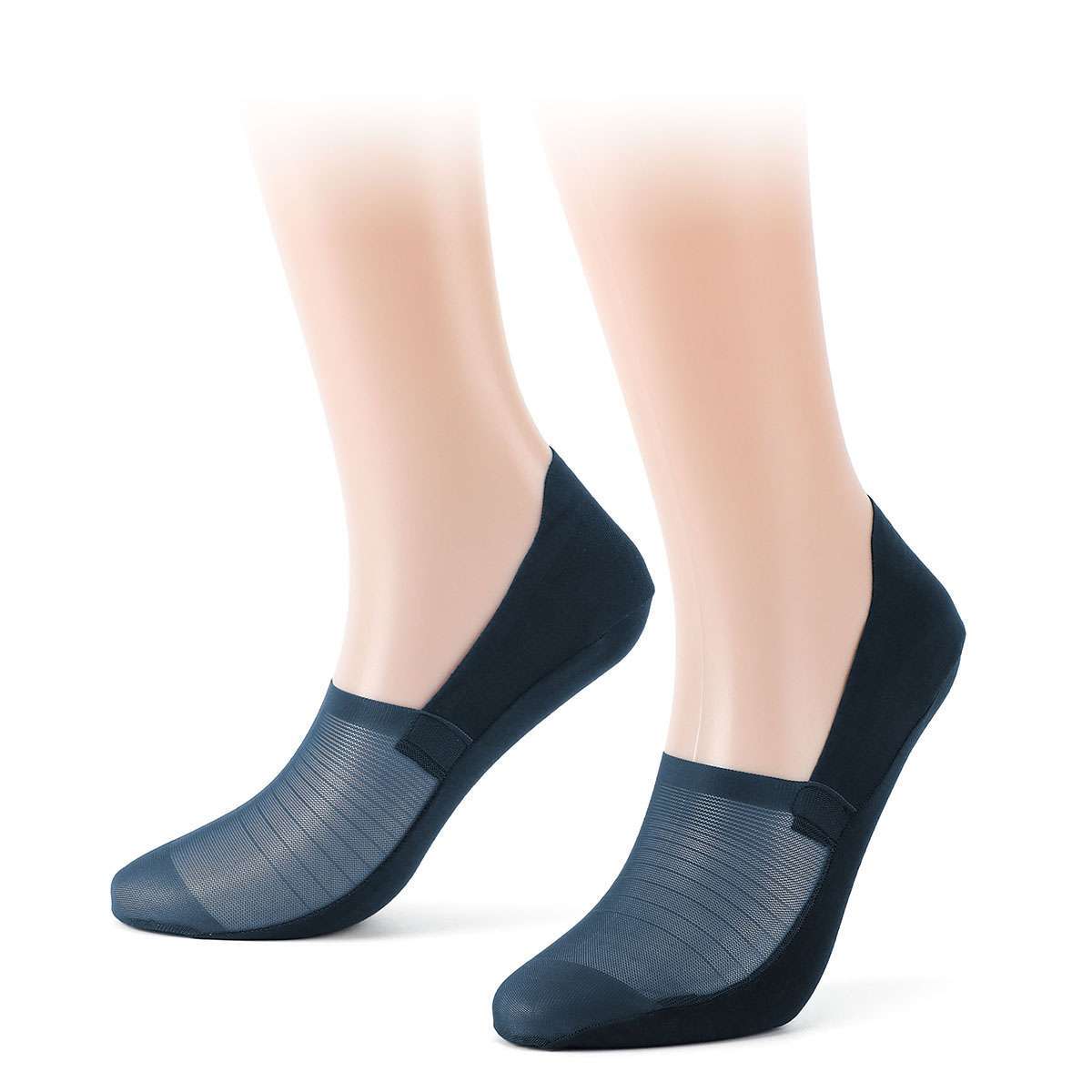 2Pairs Mens Womens Summer No Show Invisible Nonslip Boat Cotton Low Cut Socks