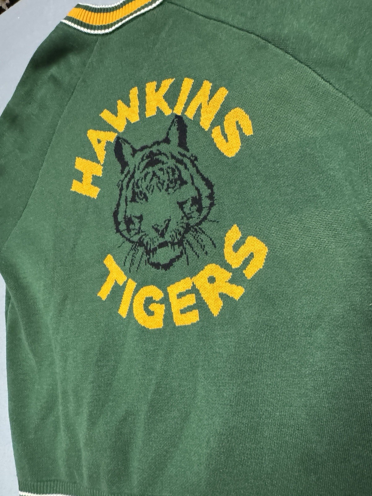 NEW Torrid Green Stranger Things Hawkins High Sweater Bomber Size 1