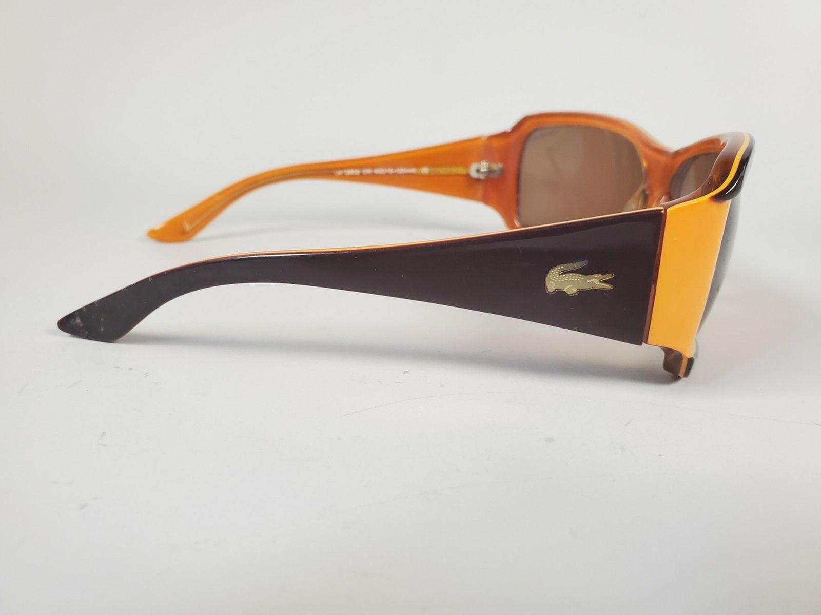 Lacoste Sunglasses Model LA 12602 Black & Orange 120mm