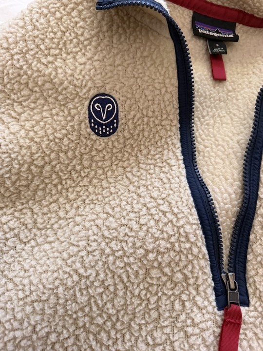 Patagonia Men’s Small Retro High Deep Pile Fleece Full Zip Oatmeal