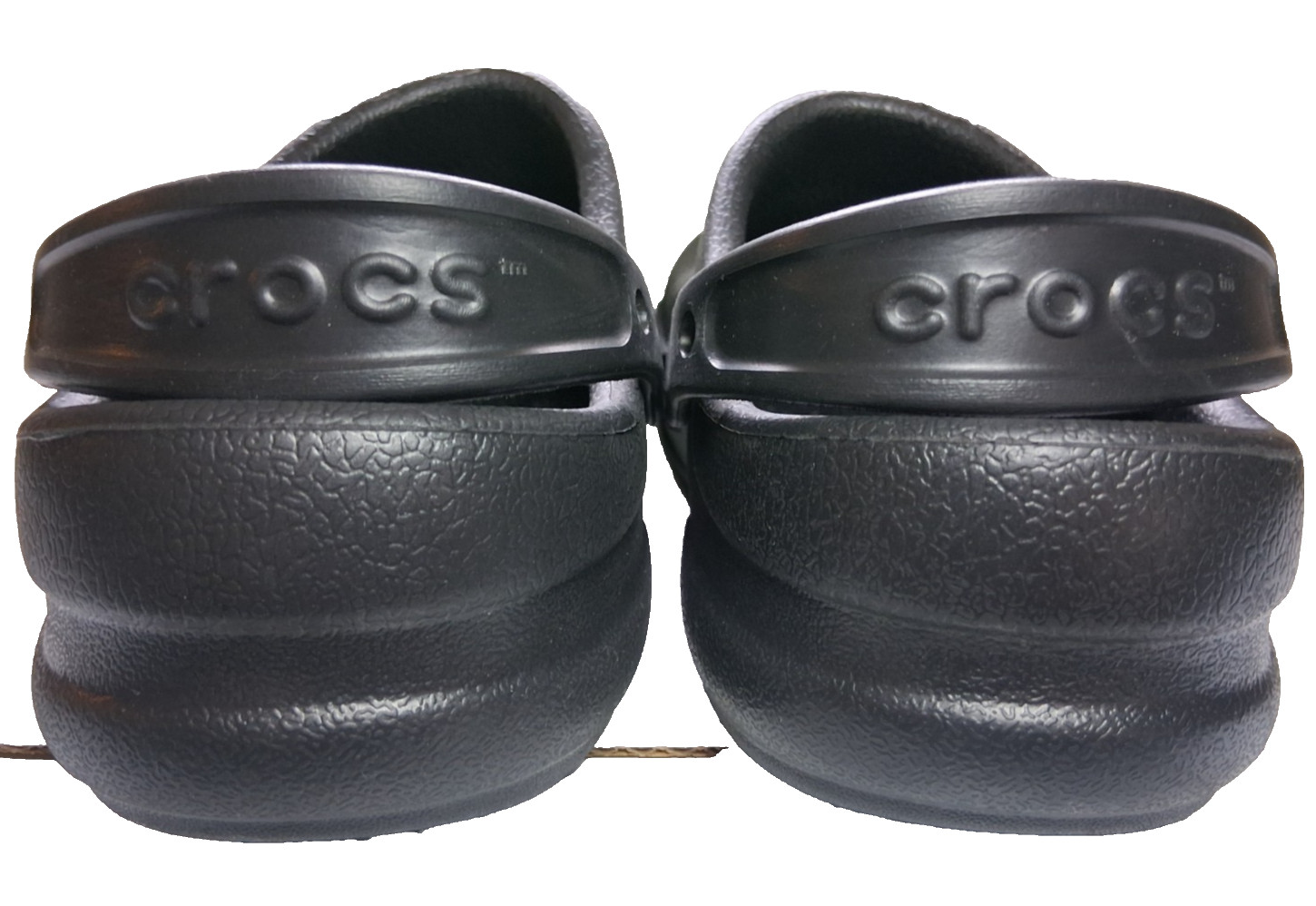 Crocs At Work Bistro Clog Black Unisex Size Womens 10/ 8 Mens EXCELLENT