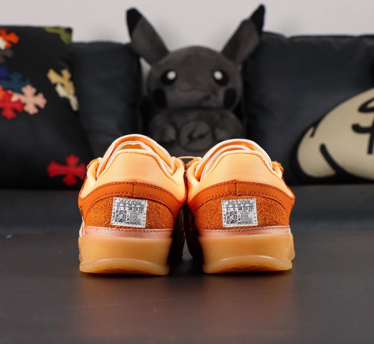 Premium Designer Gazelle Indoor Santurce Unity Orange Shoes JS5050
