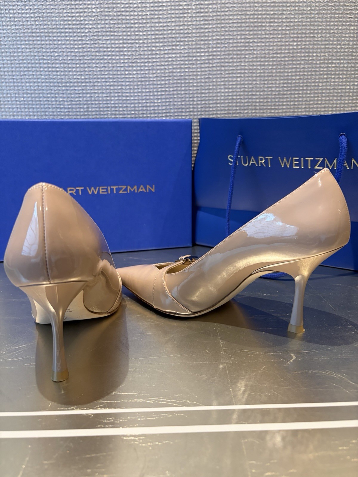 Stuart Weitzman Georgie Pumps 85 In Fawn Size 7 Worn Once With Box And Bag