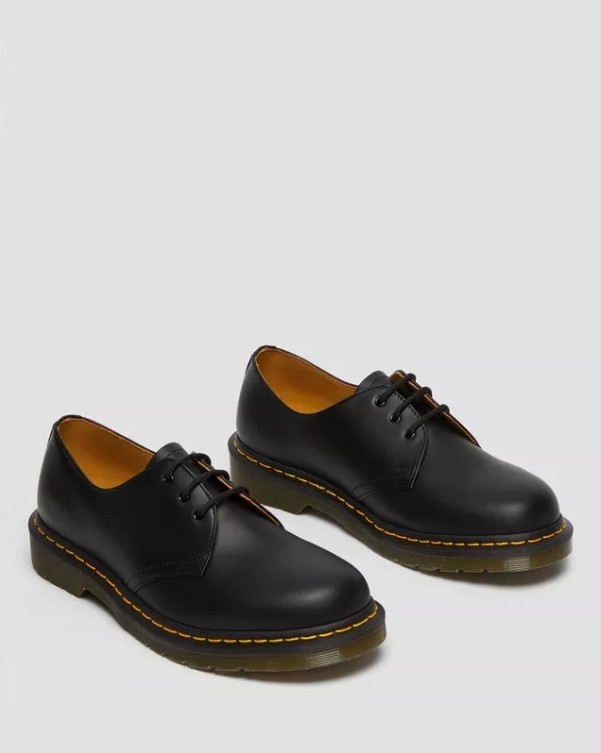Dr. Martens 1461 Oxford Shoes Black Smooth Leather Men’s US 11 UK 10 EU 45 NEW