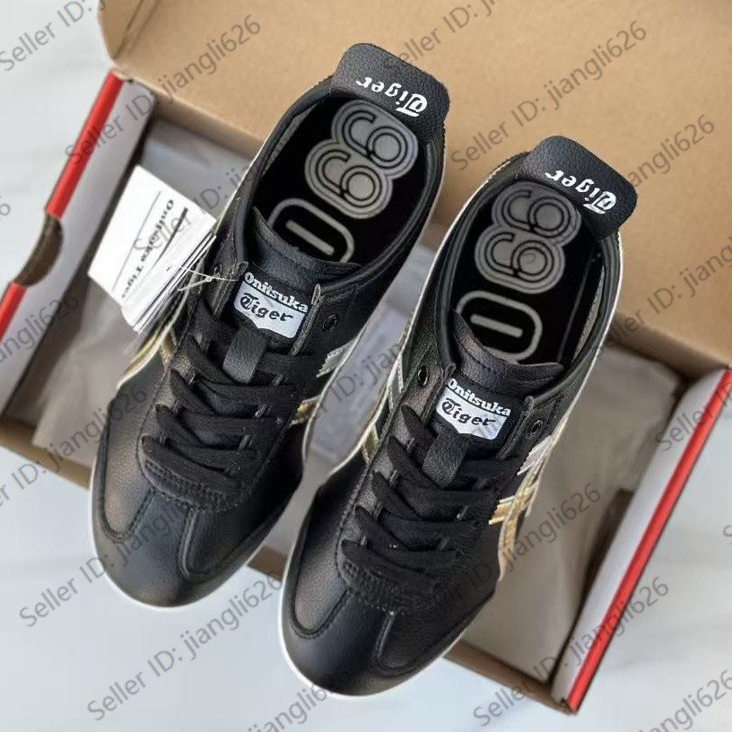 NEW Onitsuka Tiger MEXICO 66 D5V2L 9094 Black Gold Silver