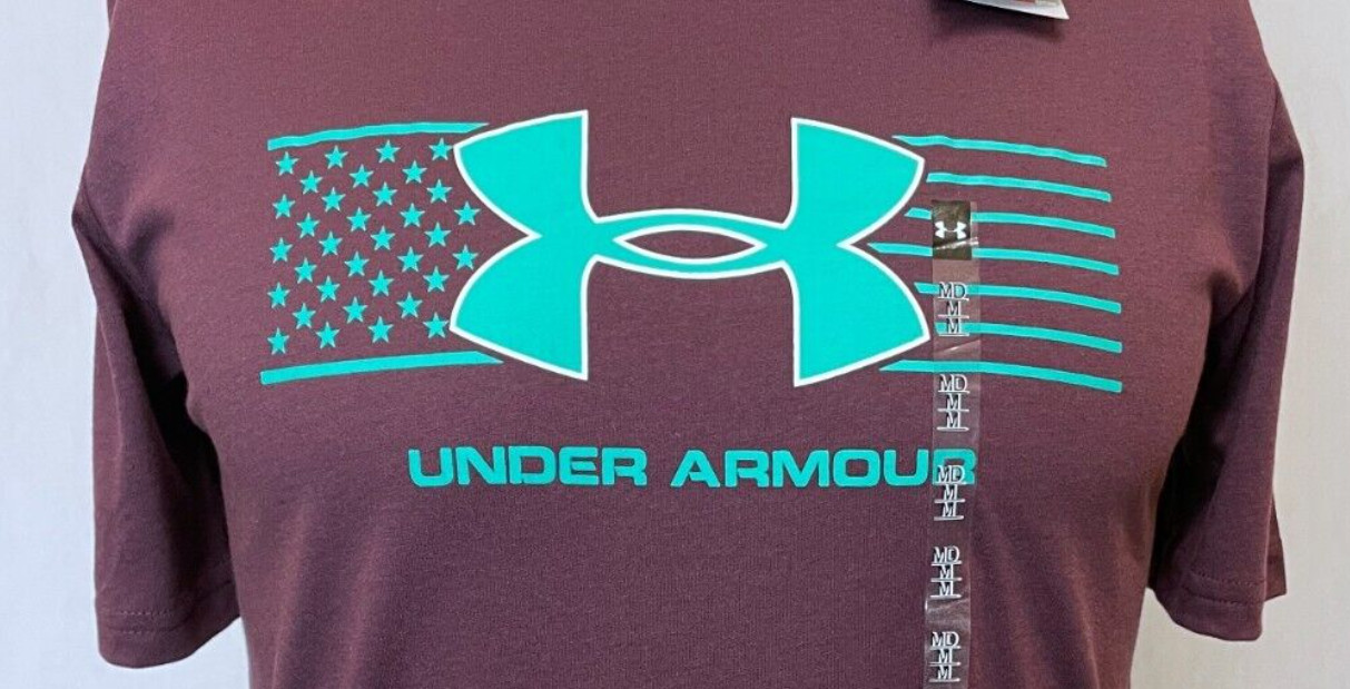 Under Armour Shirt Mens Small Medium Purple Pink Athletic Fit Soft