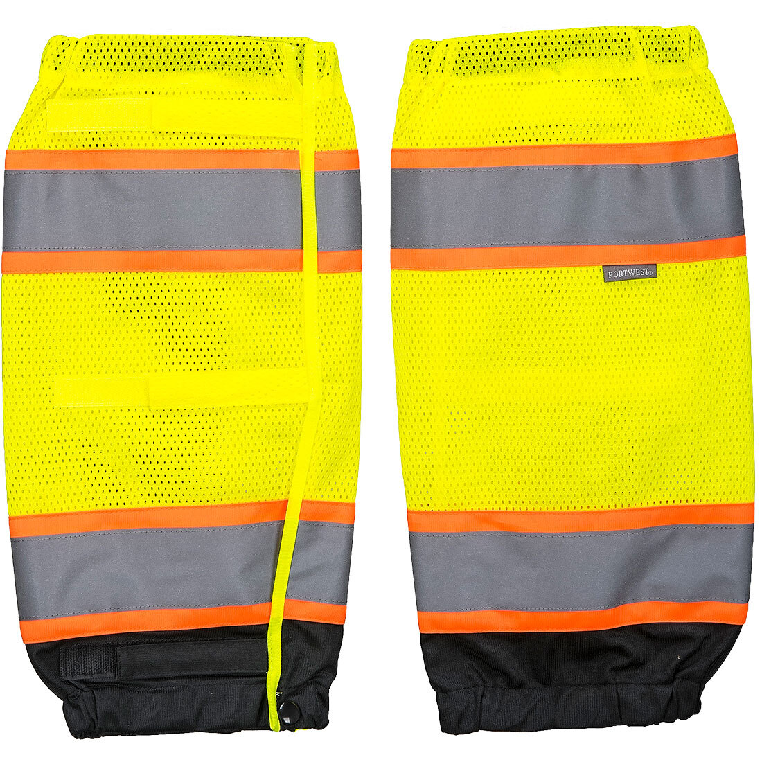 Portwest US389 Hi Vis Two-Tone Gaiters Contrast Panels Reflective Tape