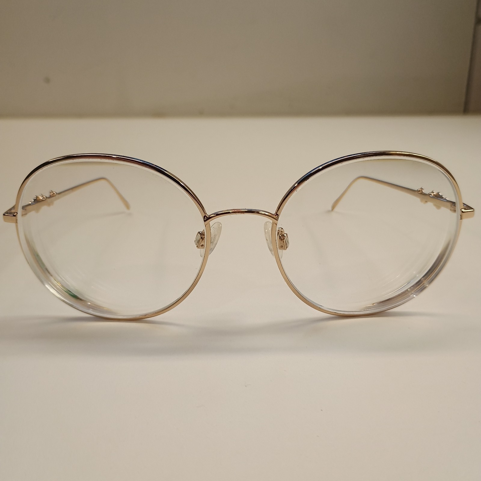 Warby Parker Wilding Leith 2403 Gold Metal Eyeglasses 55/18-142 mm FRAMES ONLY