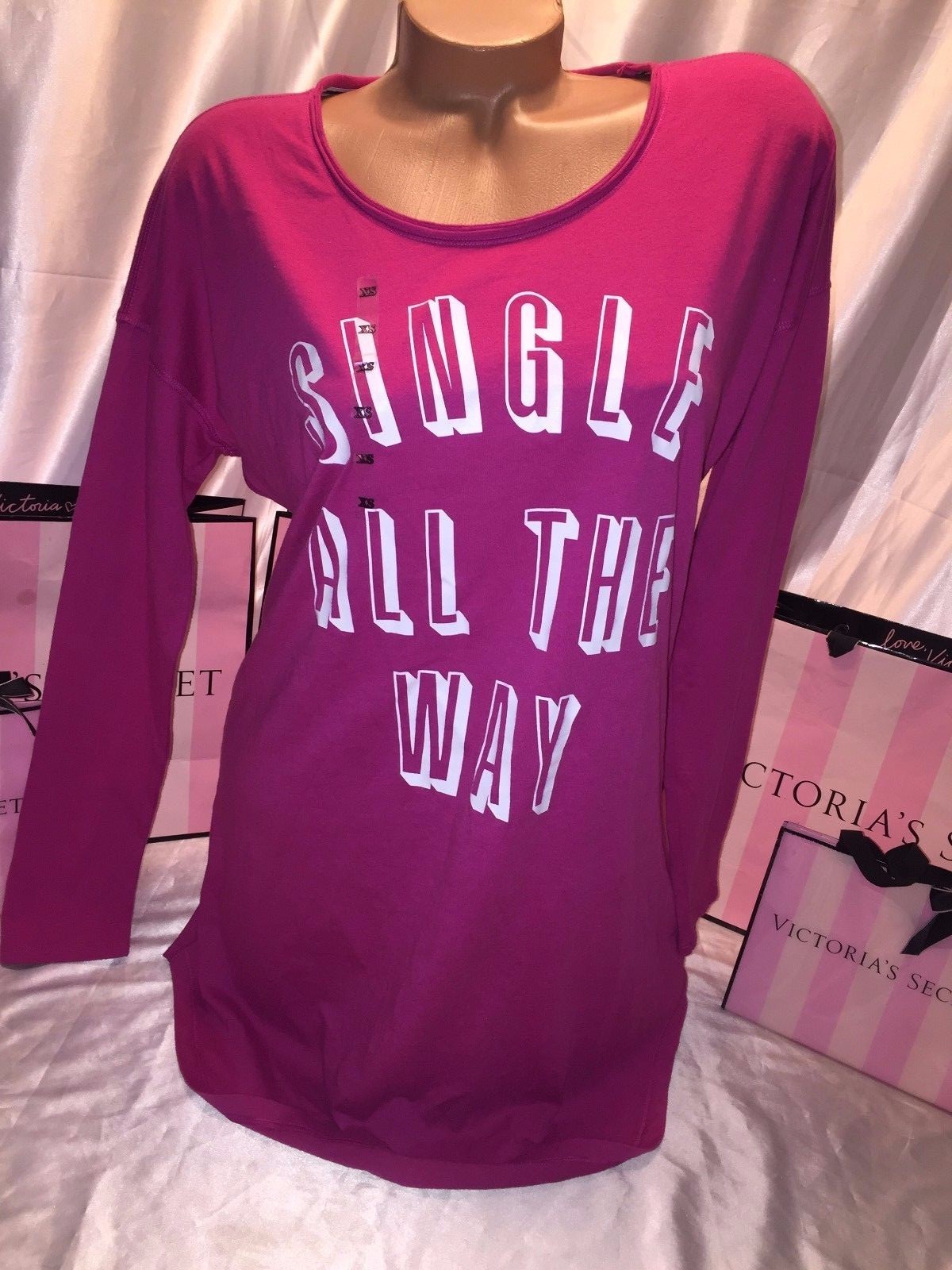 Victorias Secret Cotton Sleepshirt Nightie SINGLE ALL THE WAY