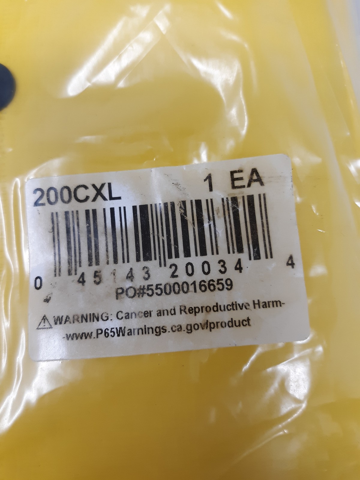 MCR Safety 200C Yellow Raincoat XL Snap Front