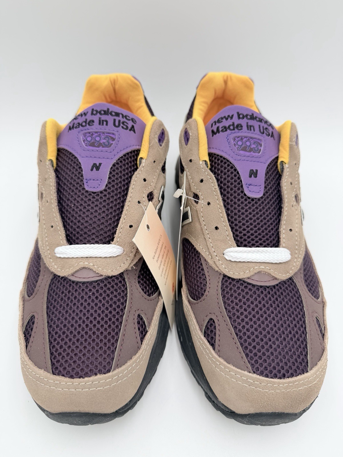 New Balance Men’s 993 MiUSA Size 9 Mushroom Midnight Violet |U993MU|