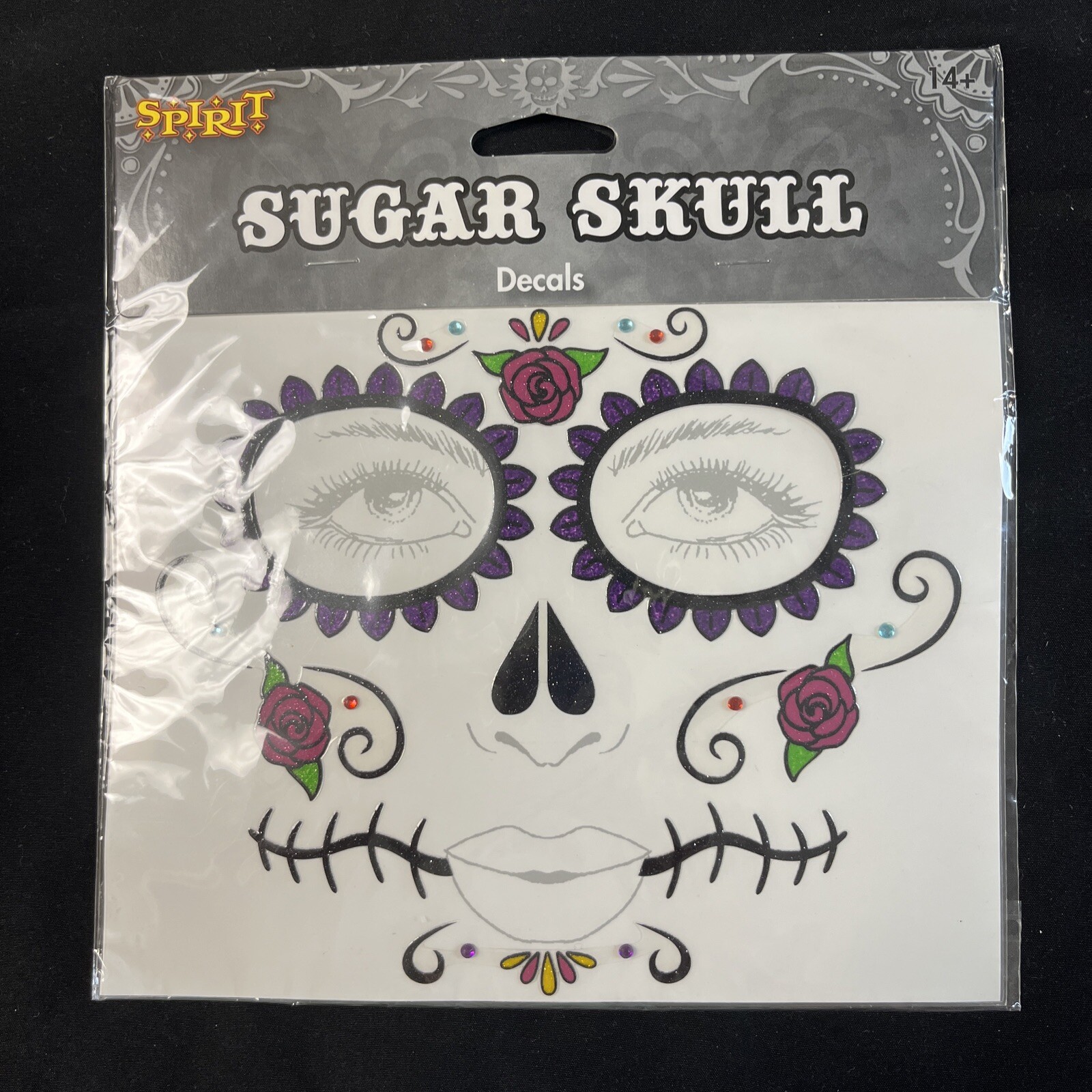 Face Art SUGAR SKULL Cosplay Costume Spirit Halloween NEW