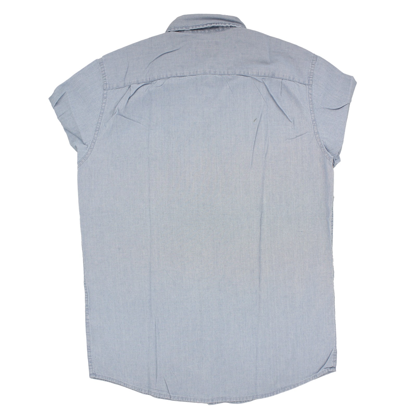 Wrangler Authentic Men’s Shirt Button-up Short Sleeve, 2-Button Down Pockets