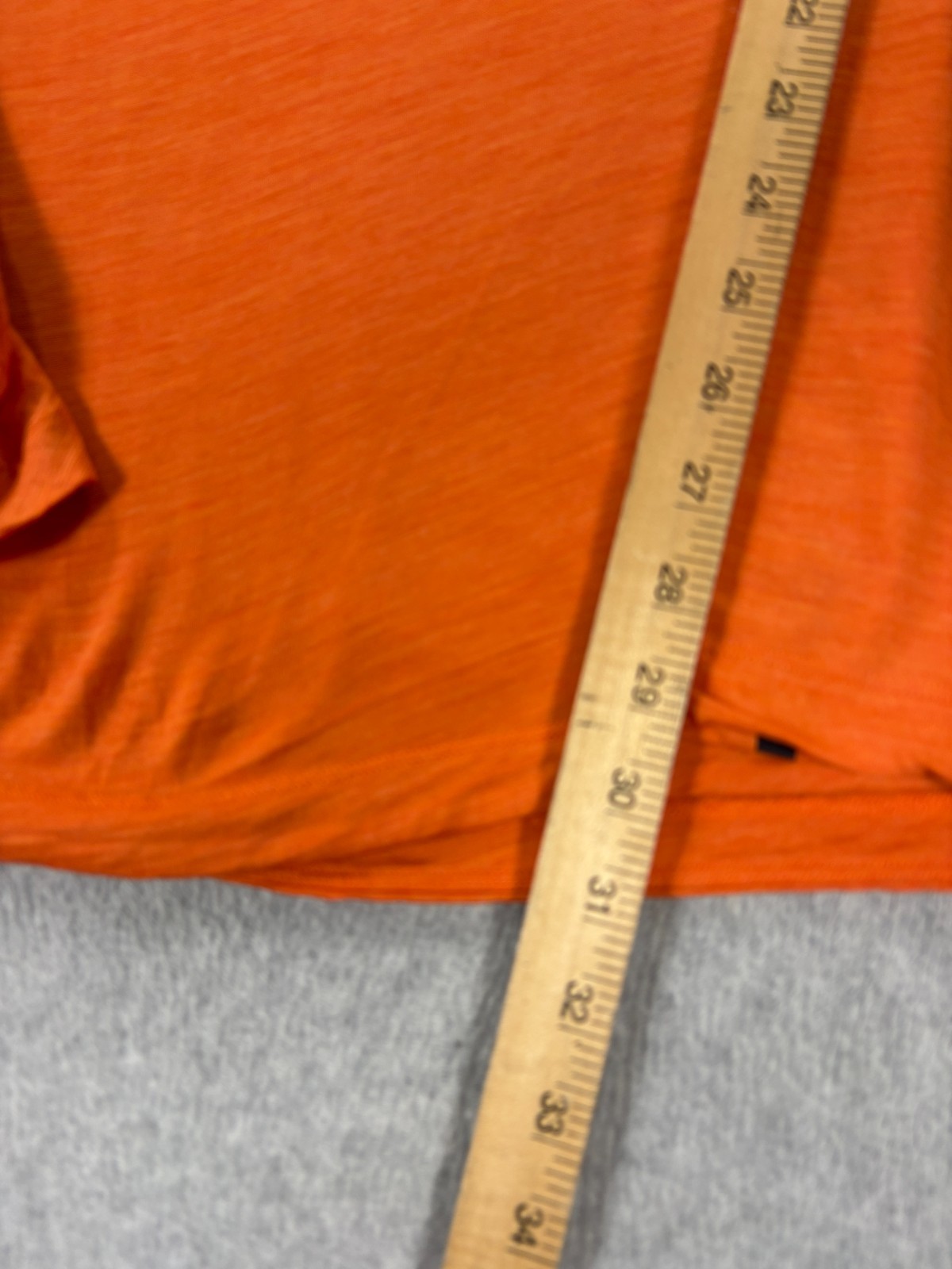 Paskho Merino Wool Long Sleeve Crew Base Shirt (Men’s 2XL) Orange