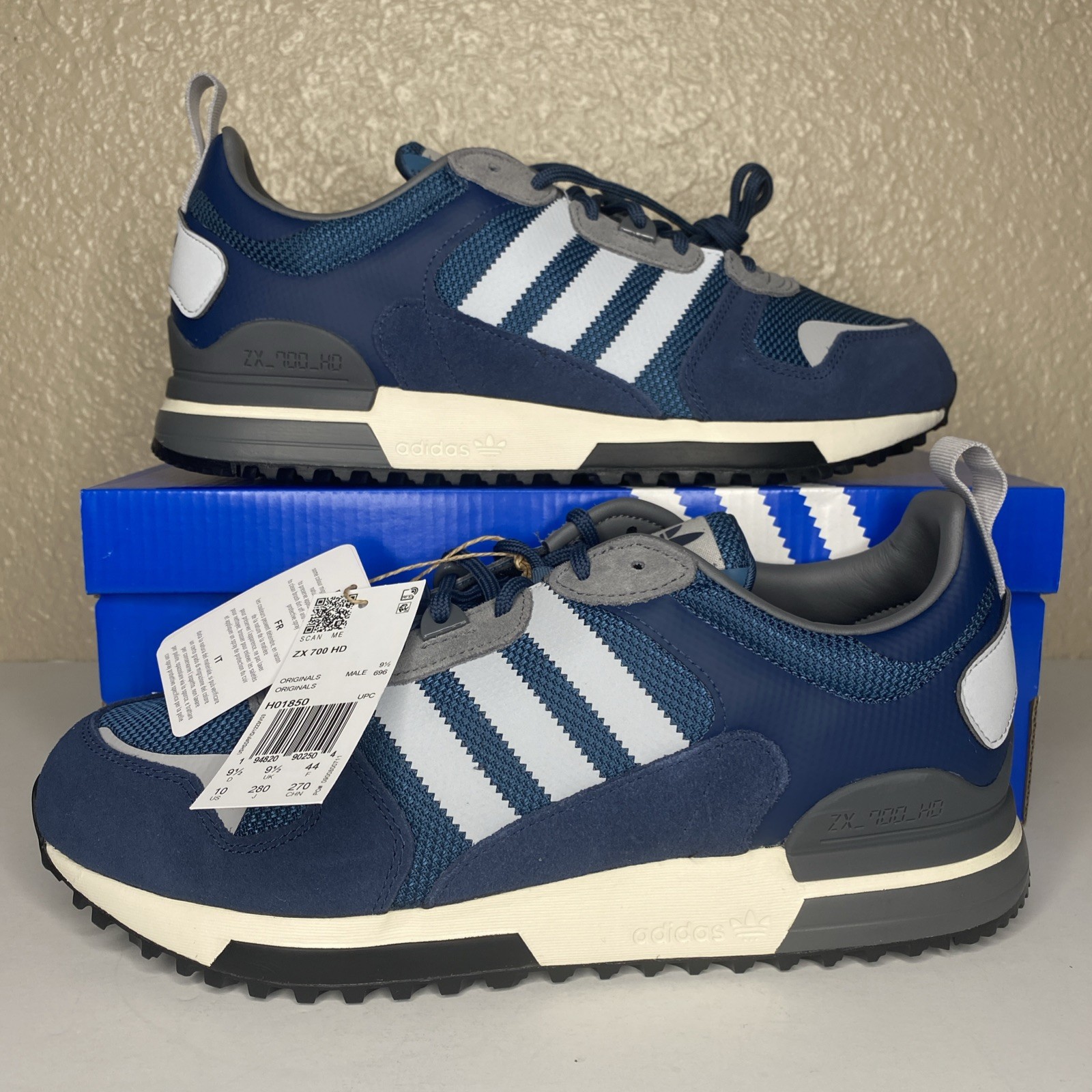 adidas originals zx 700 hd mens size 10 H01850 Blue Green New In Box Shoes NIB
