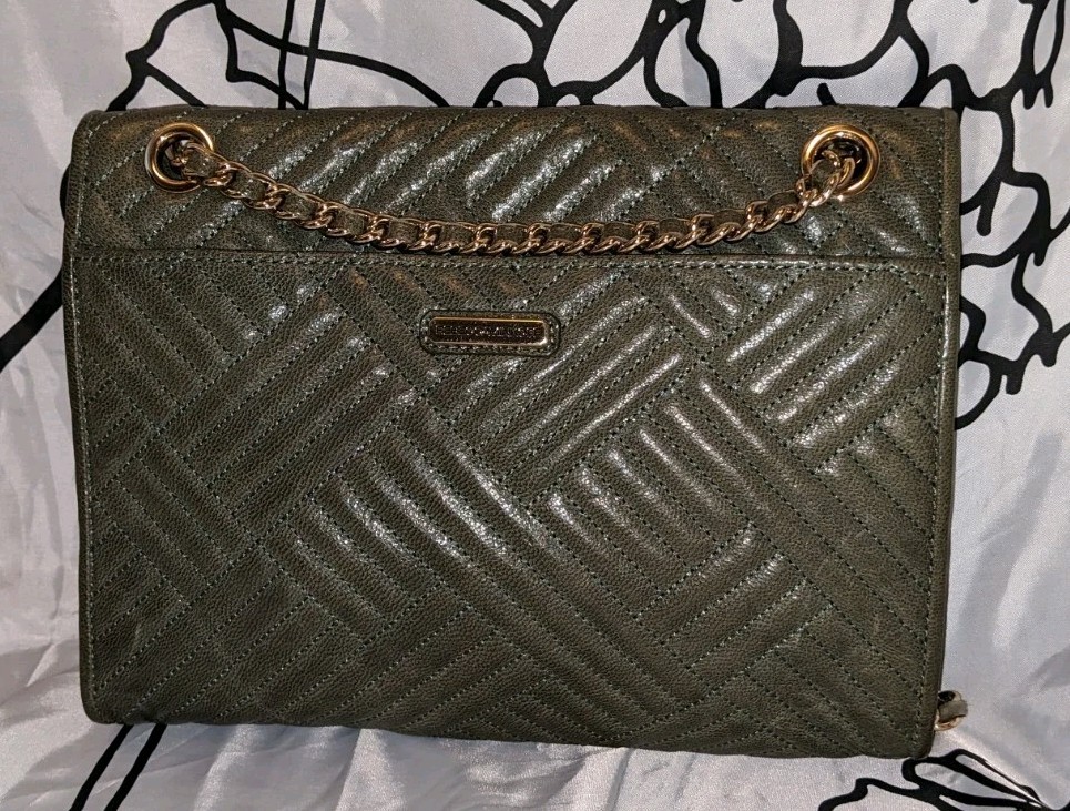 Rebecca Minkoff quilted shoulder bag Olive Green