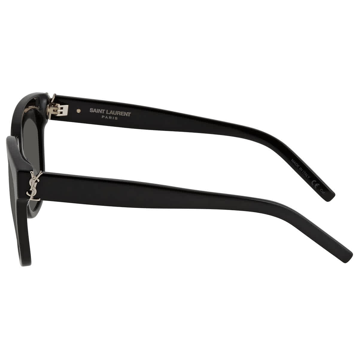 Saint Laurent Grey Square Ladies Sunglasses SL M40 003 54 SL M40 003 54