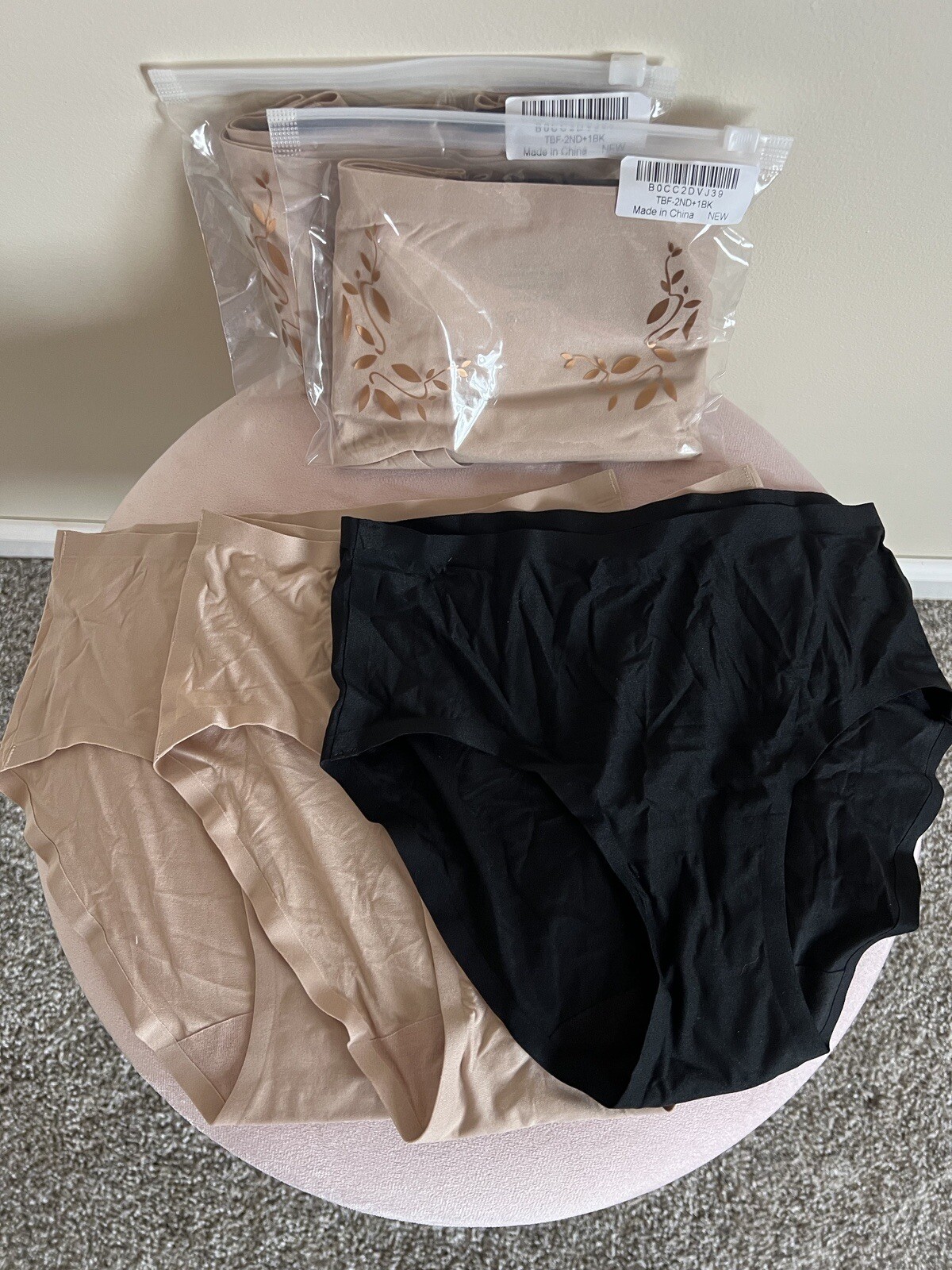 Womens Seamless Briefs Panties Soft Stretch Underwear No Panty Line Hipster 3pk