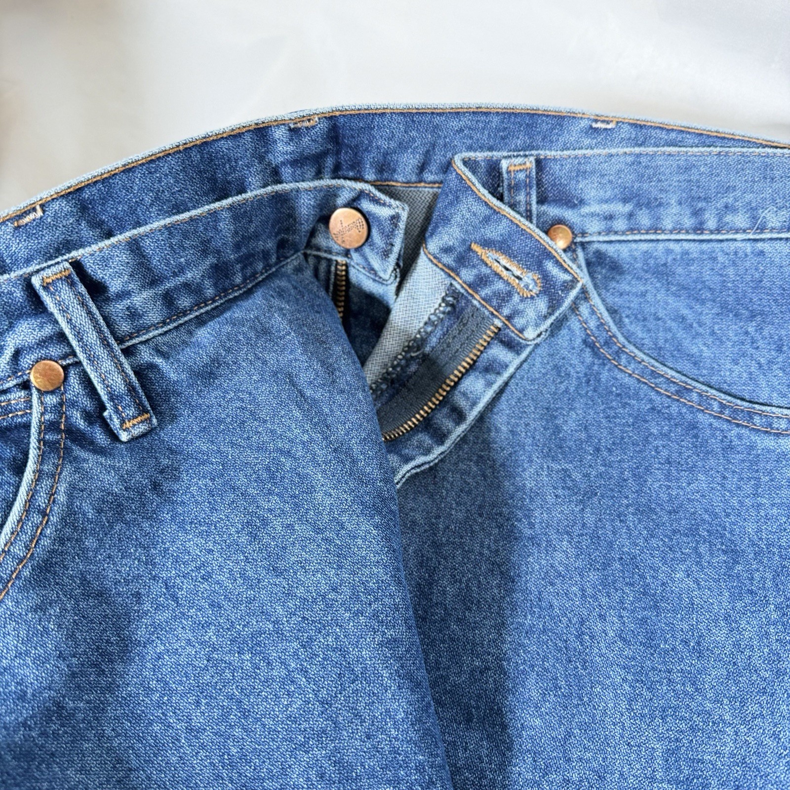 Wrangler Jeans Mens Cowboy Cut 13MWZ Pro Rodeo Rigid Indigo Denim Original Fit