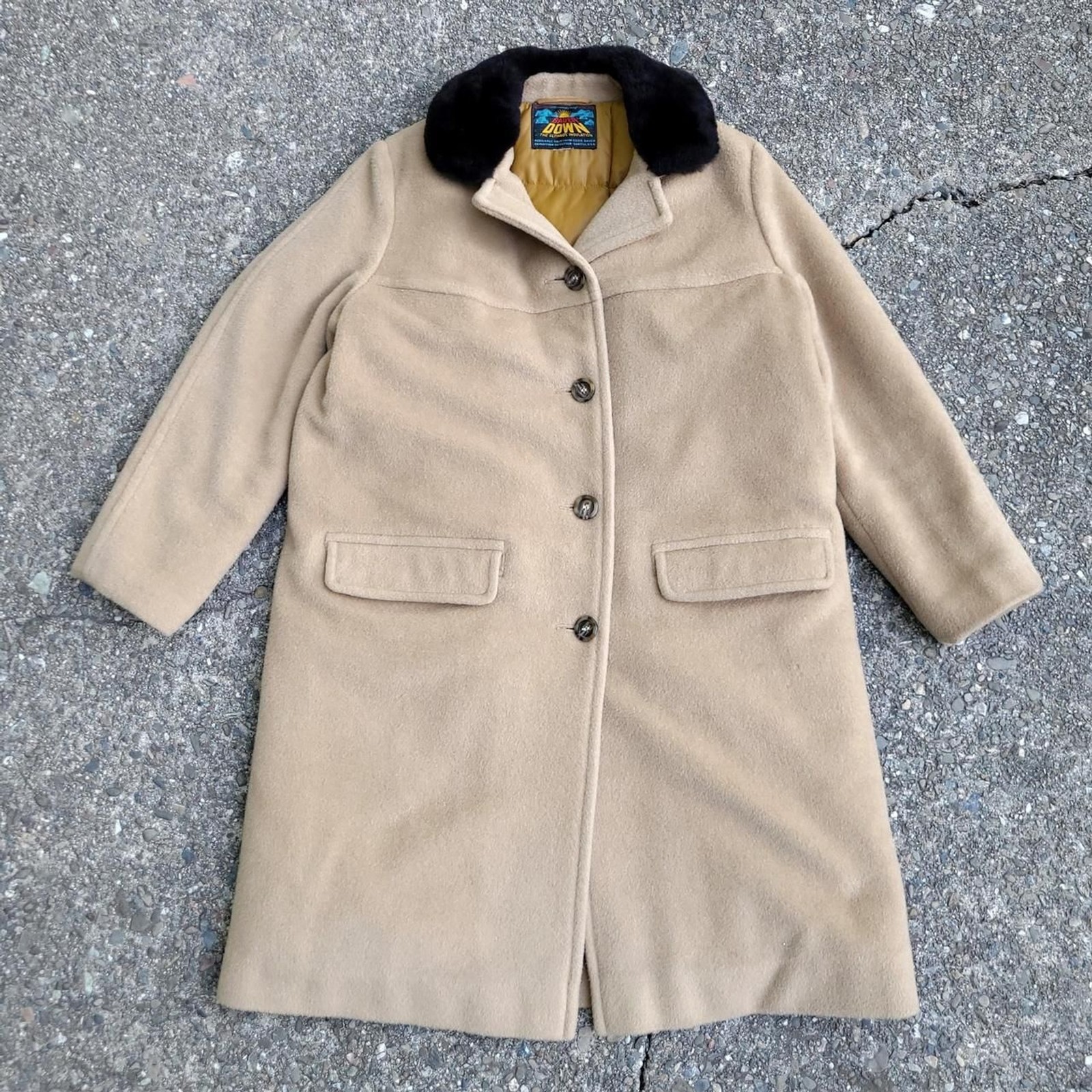 Vintage Eddie Bauer Blizzard Proof Goose Down Coat Men’s Large