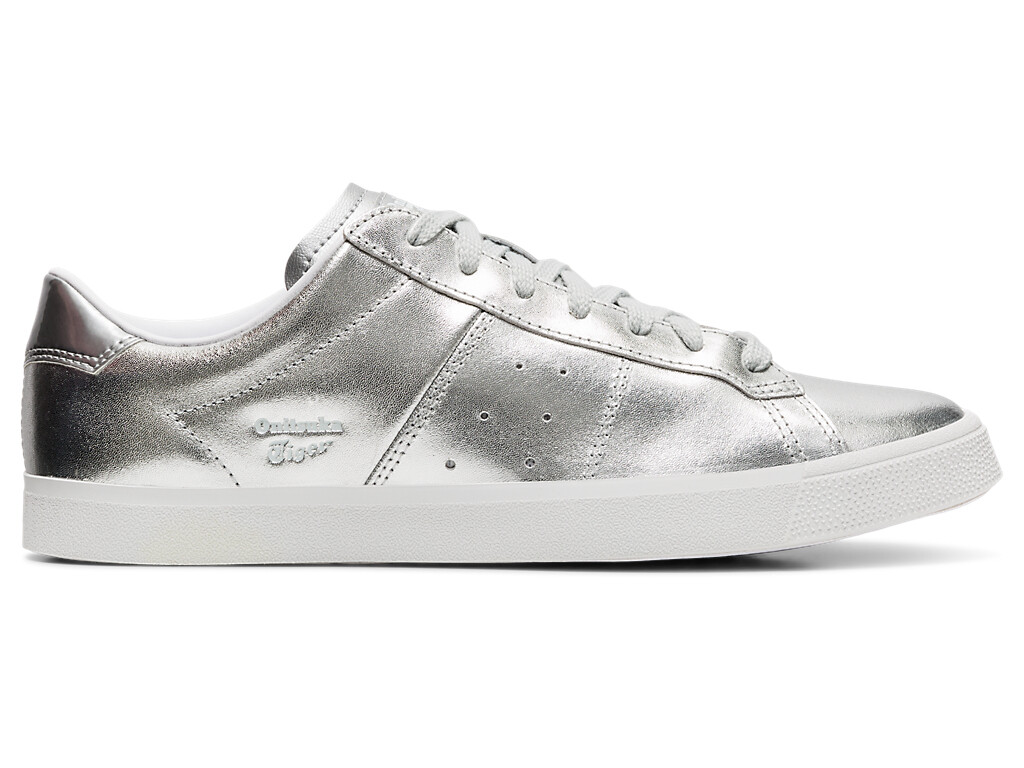 ASICS Onitsuka Tiger LAWNSHIP3.0 1183A568 SILVER WHITE BLACK US Saize 4 -11H DHL